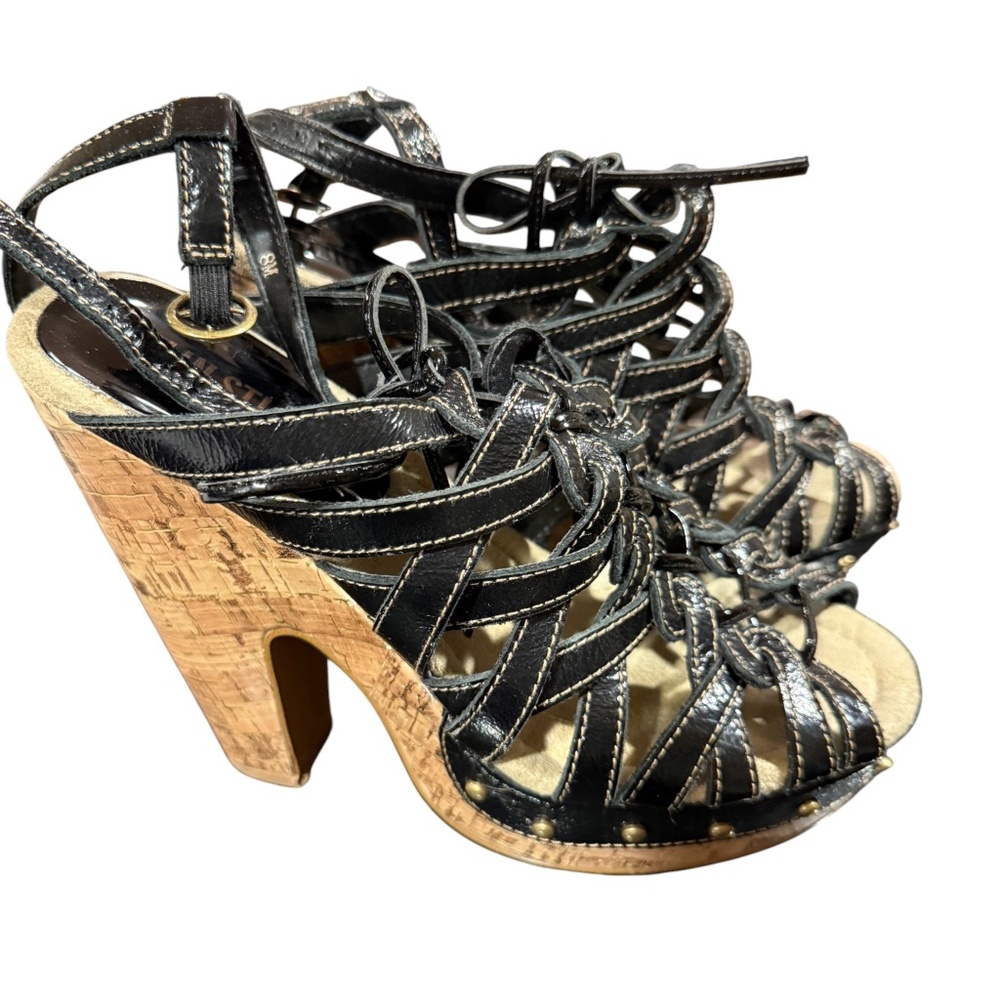 Colin Stuart Platform Cork Sandals - image 1